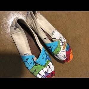 Painted Toms- Size 6.5